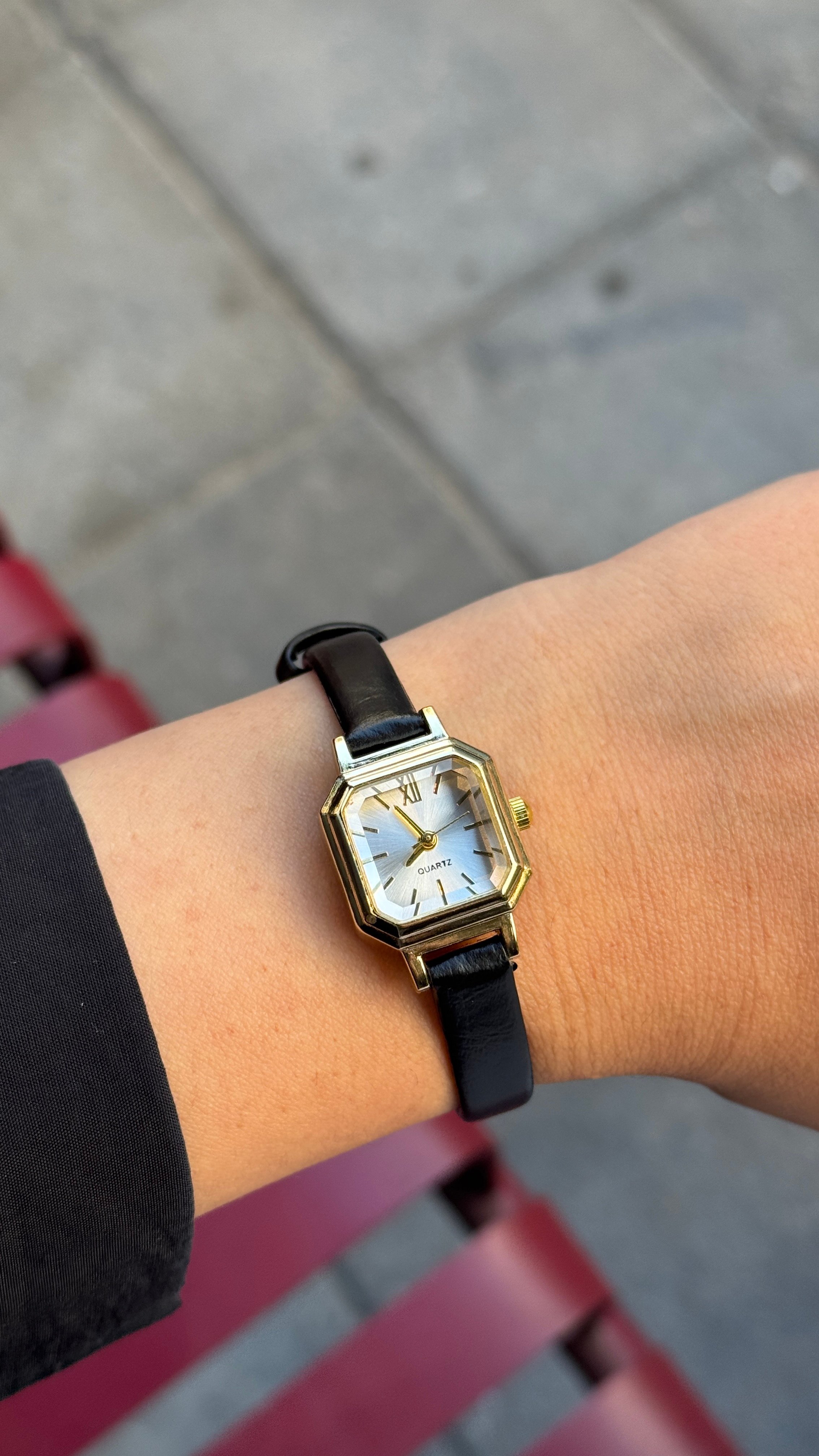 Merlin Minimal Saat - Gold Siyah