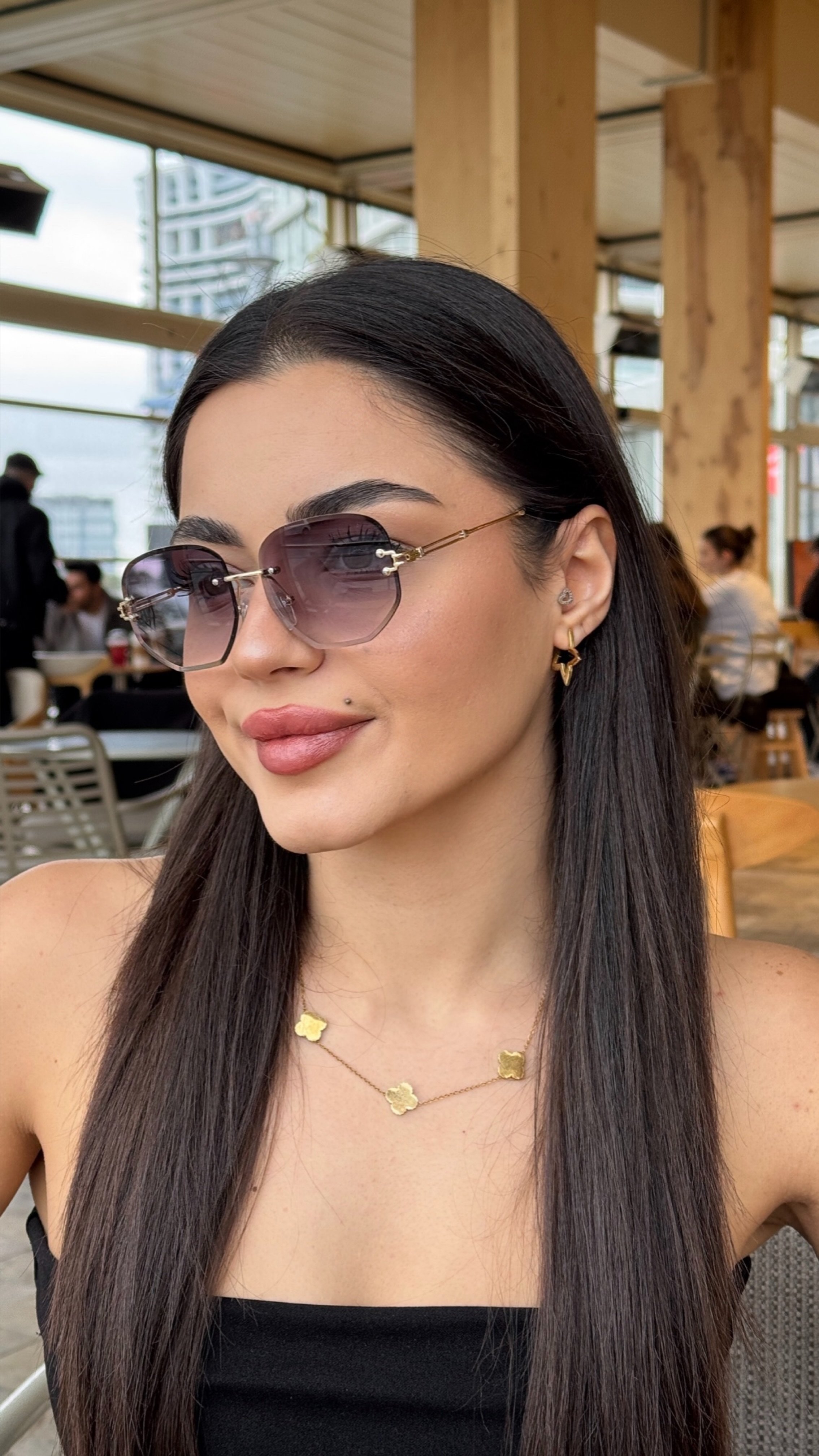 Eva Güneş Gözlüğü Yeşil Degrade