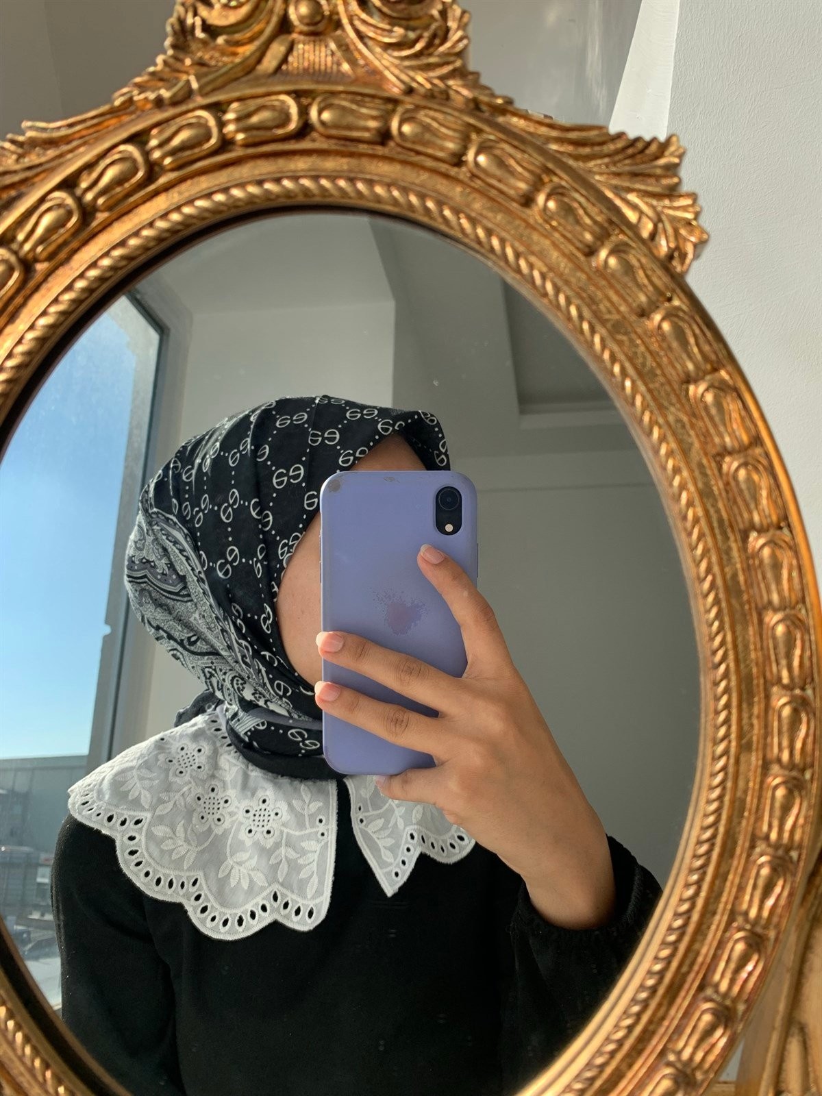 Pare Eşarp Siyah