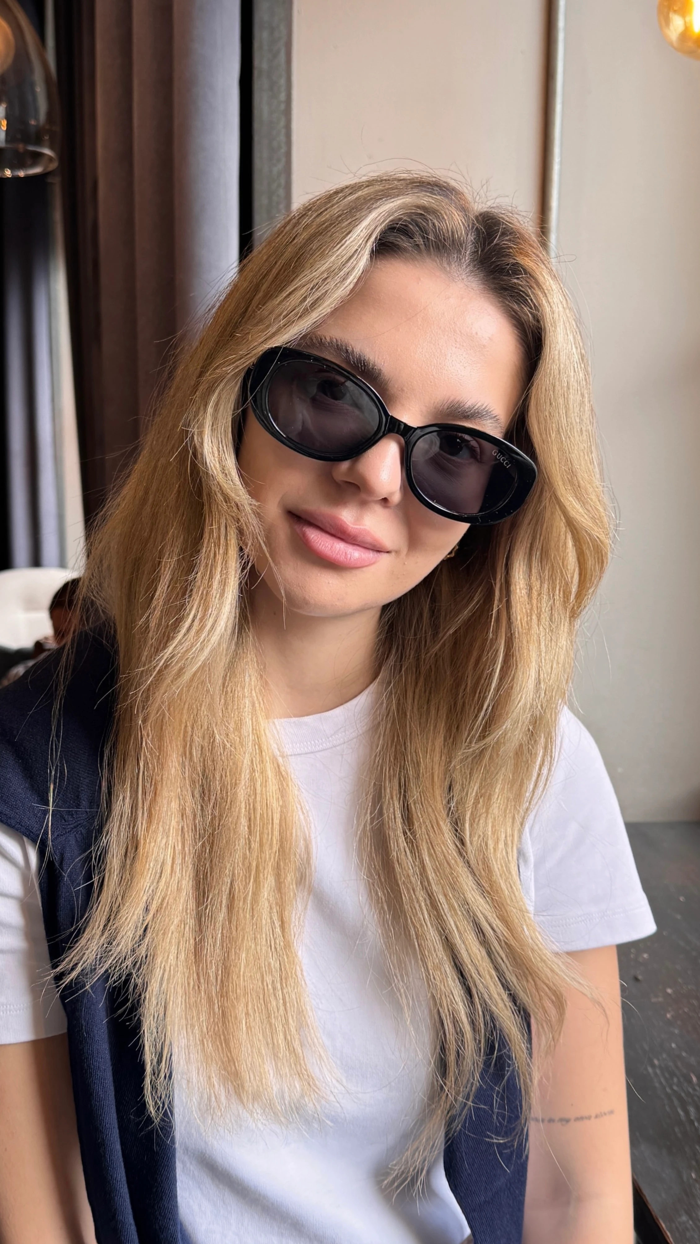 Tiflis Güneş Gözlüğü - Siyah Beyaz