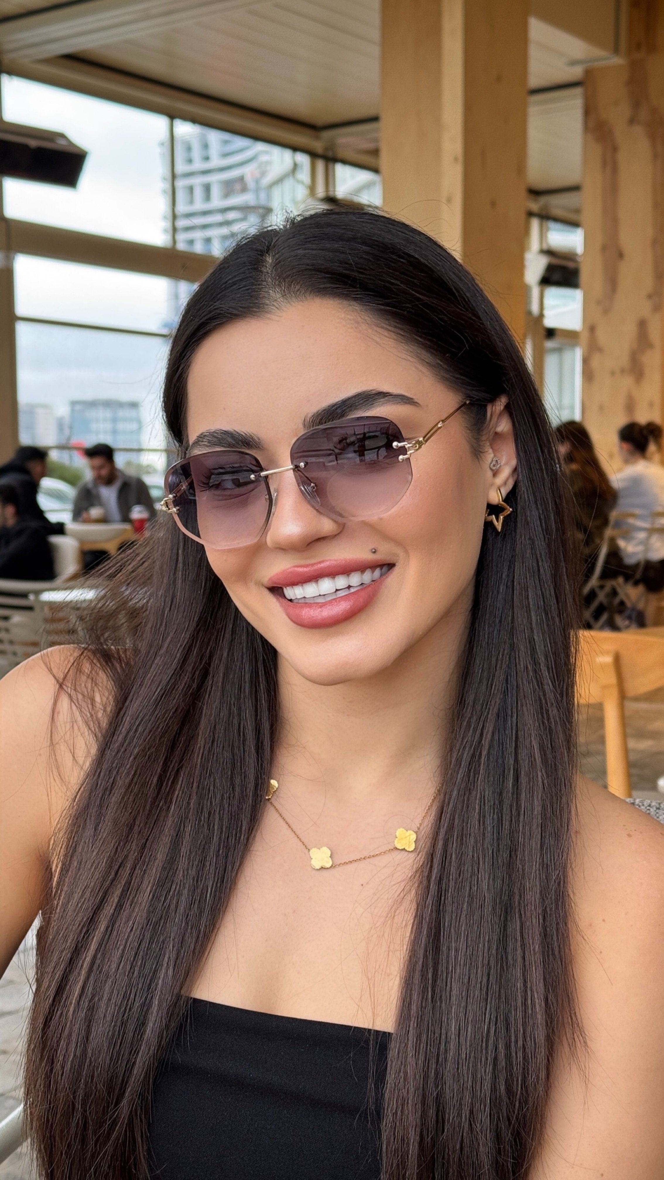 Eva Güneş Gözlüğü Yeşil Degrade