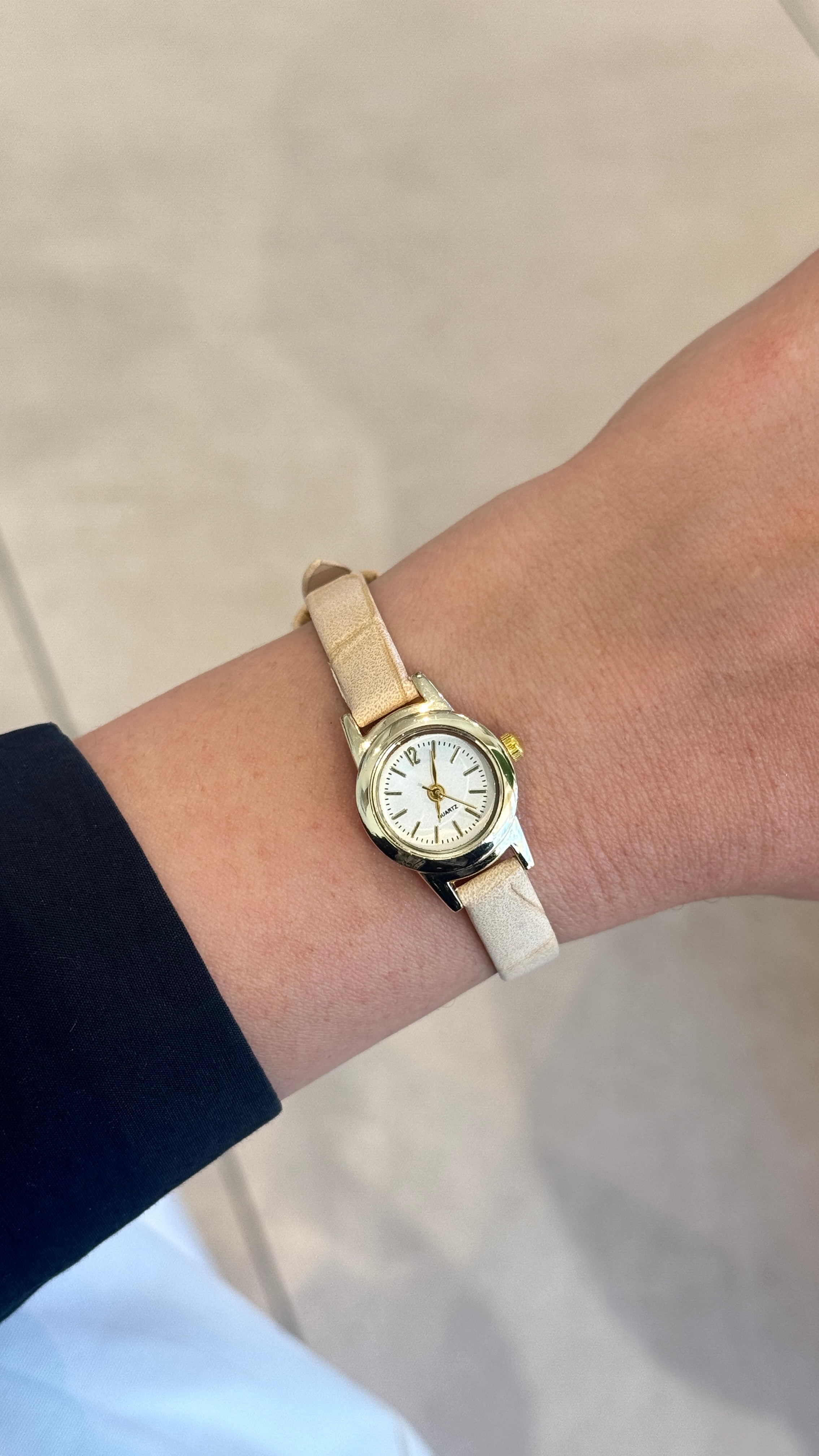 Swain Minimal Saat - Krem