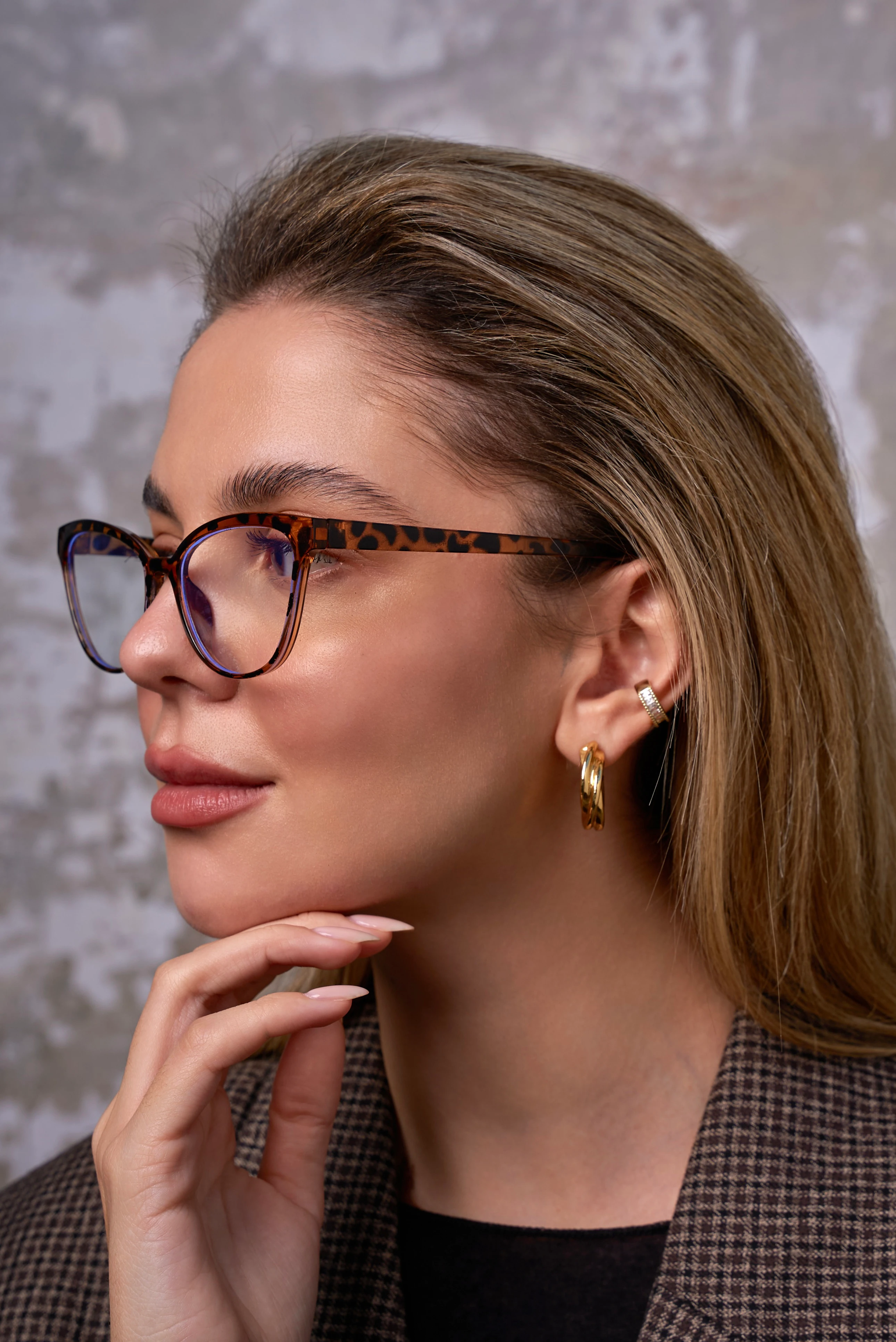 Cunda Leopar Mavi Işık Koruyucu Gözlük