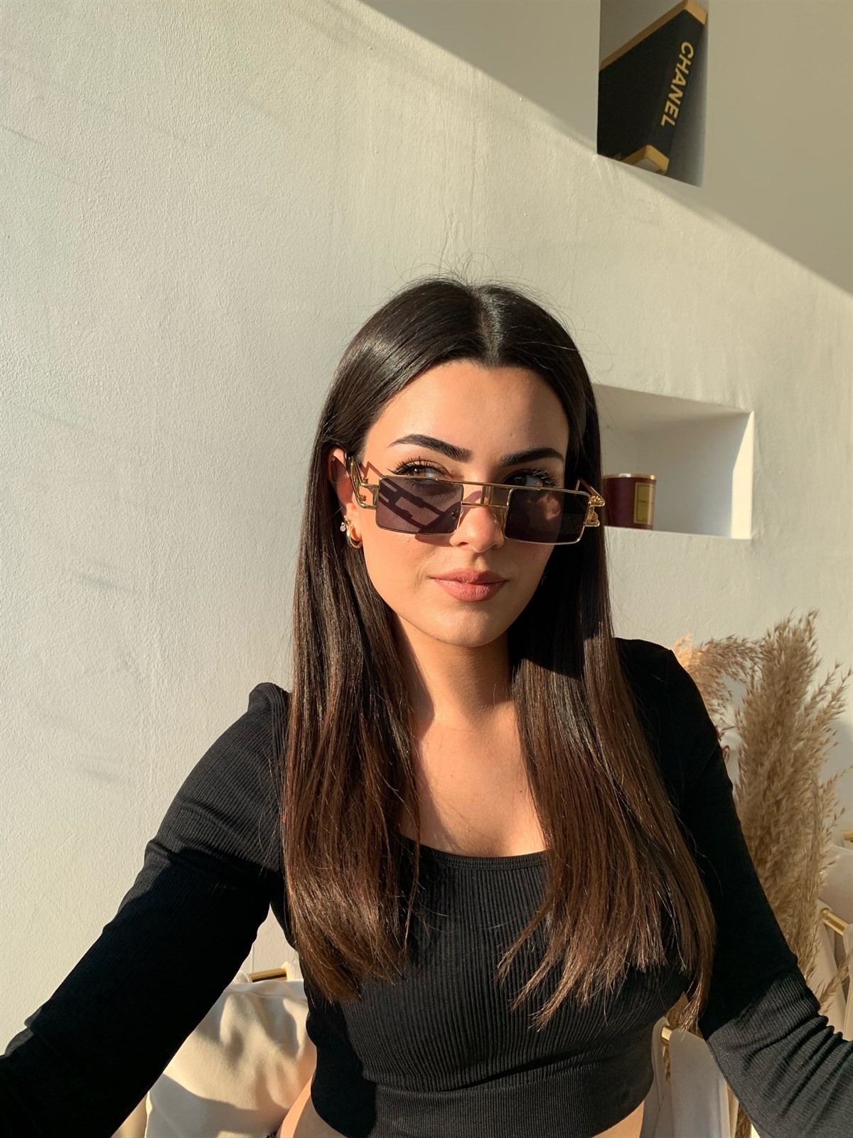 Xio Güneş Gözlüğü Siyah Gold