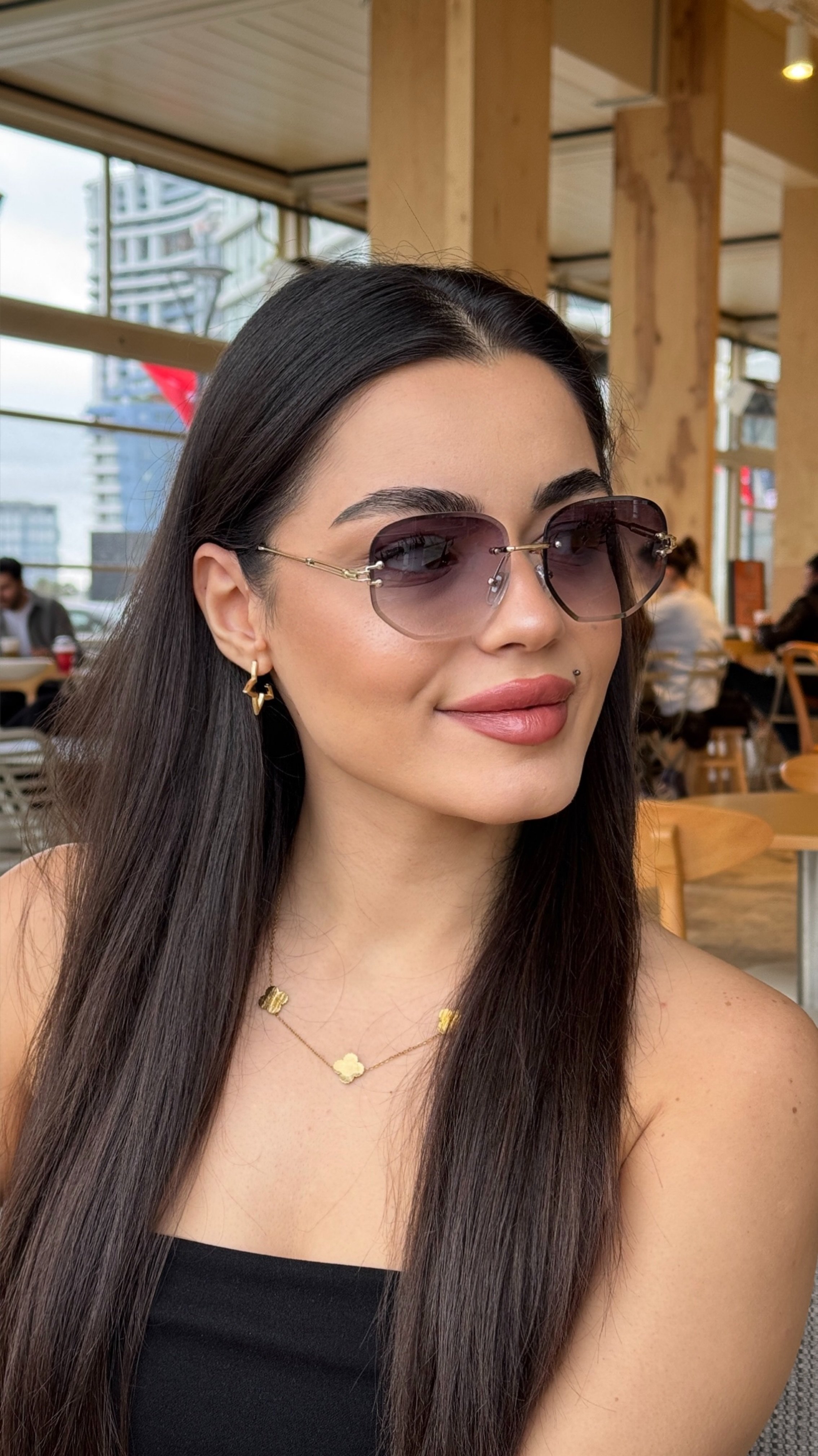 Eva Güneş Gözlüğü Yeşil Degrade