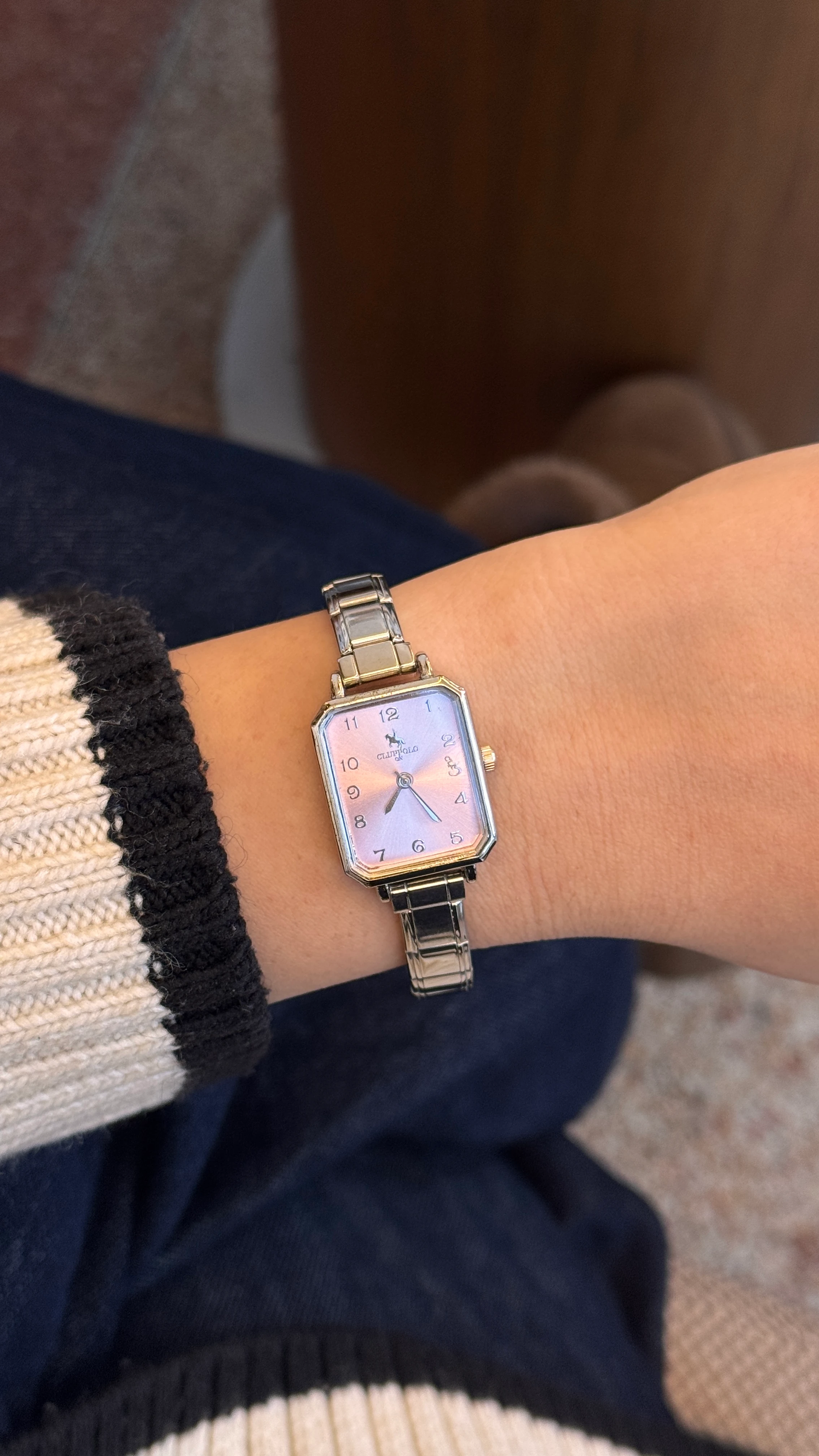 Tecna Çelik Kordon Saat - Pembe Gümüş