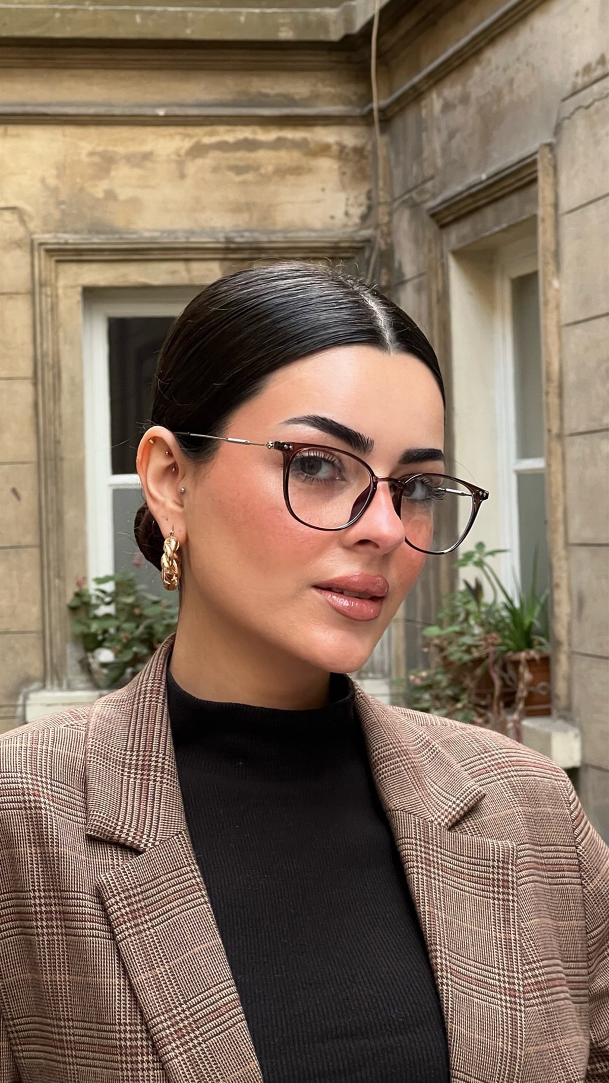 Kandi Mavi Ekran Koruyucu Gözlük Kahverengi