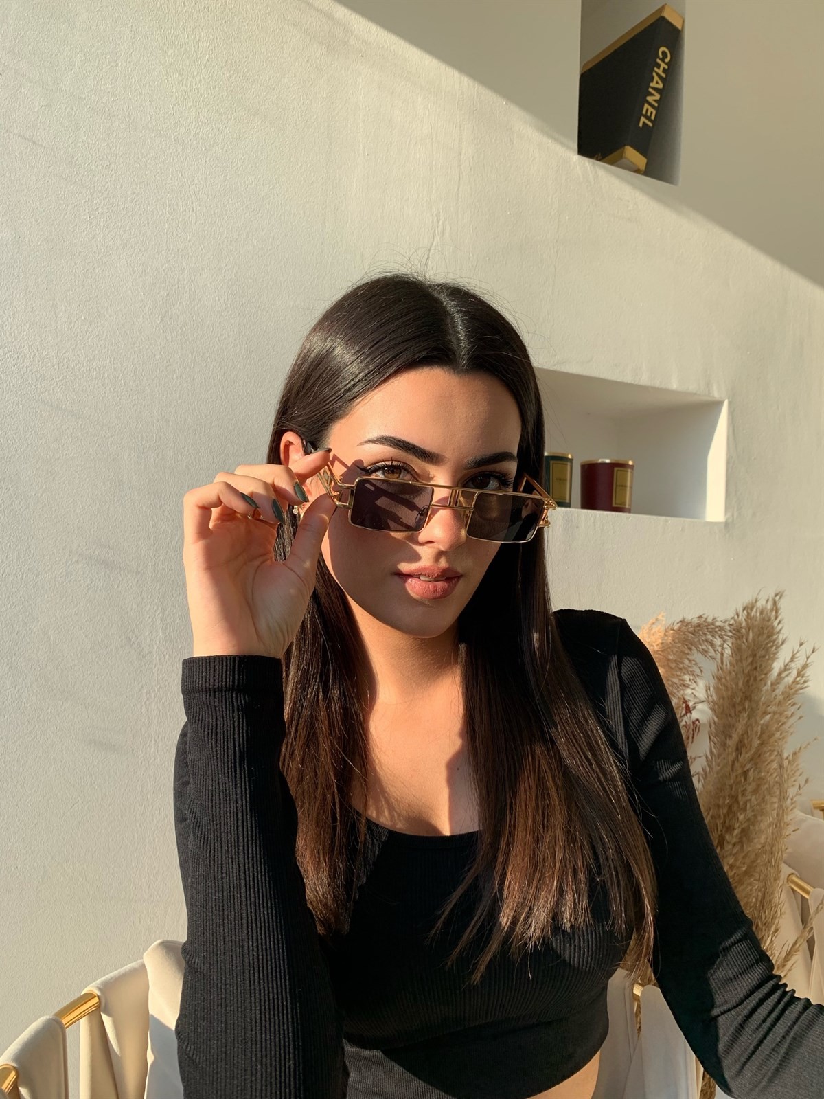 Xio Güneş Gözlüğü Siyah Gold