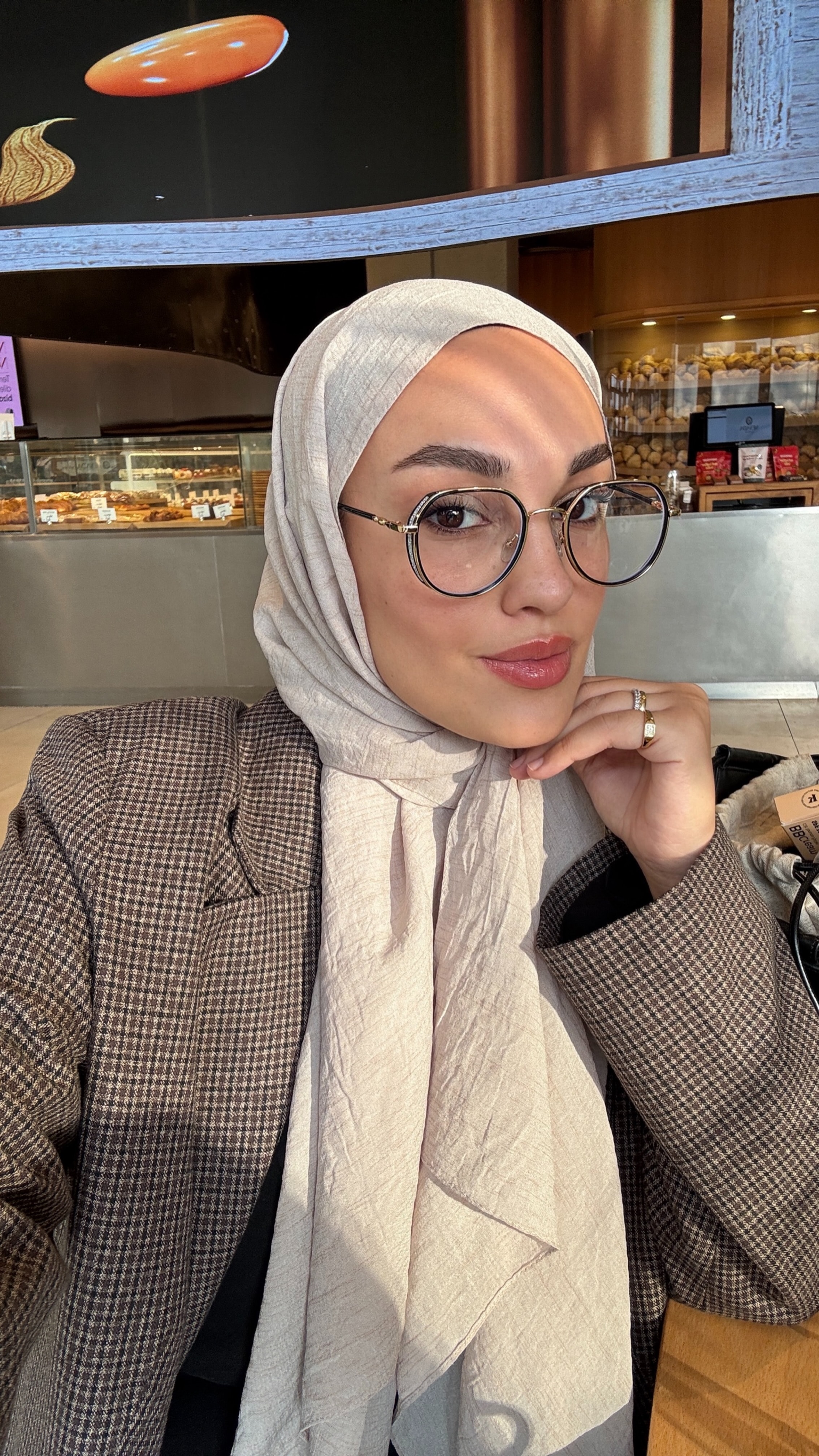 Naomi Mavi Işık Koruyucu Gözlük - Gold Siyah