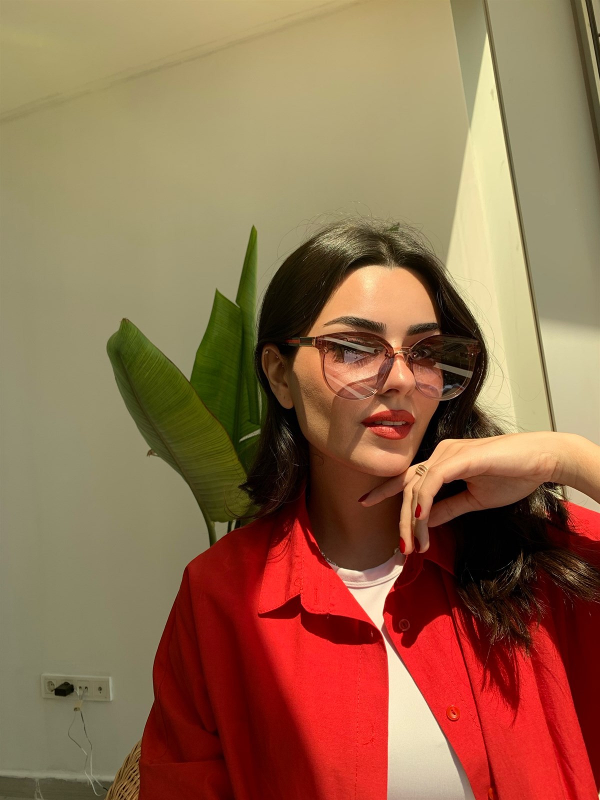 Parli Güneş Gözlüğü Degradeli Nude
