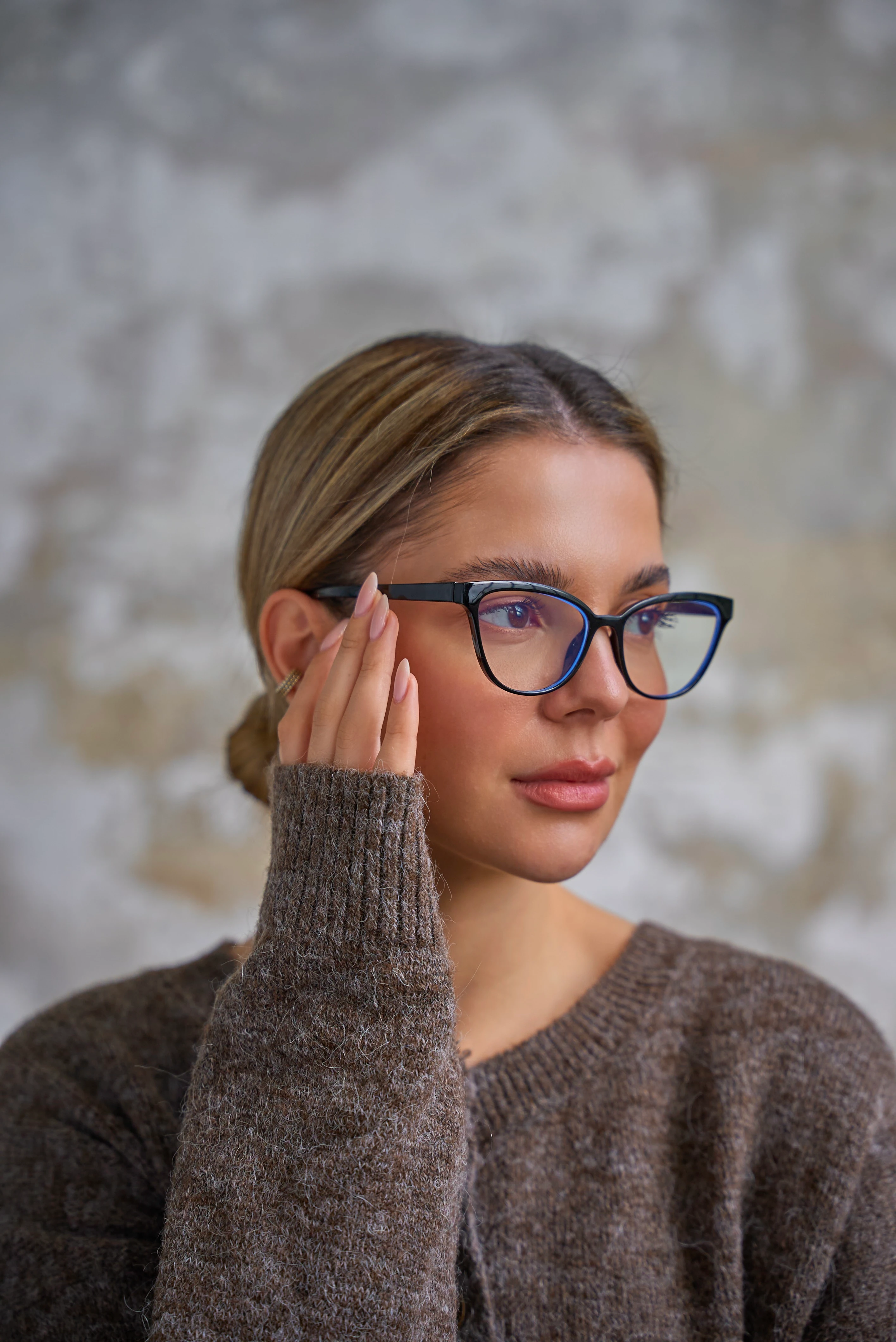 Cunda Mavi Işık Koruyucu Gözlük Siyah