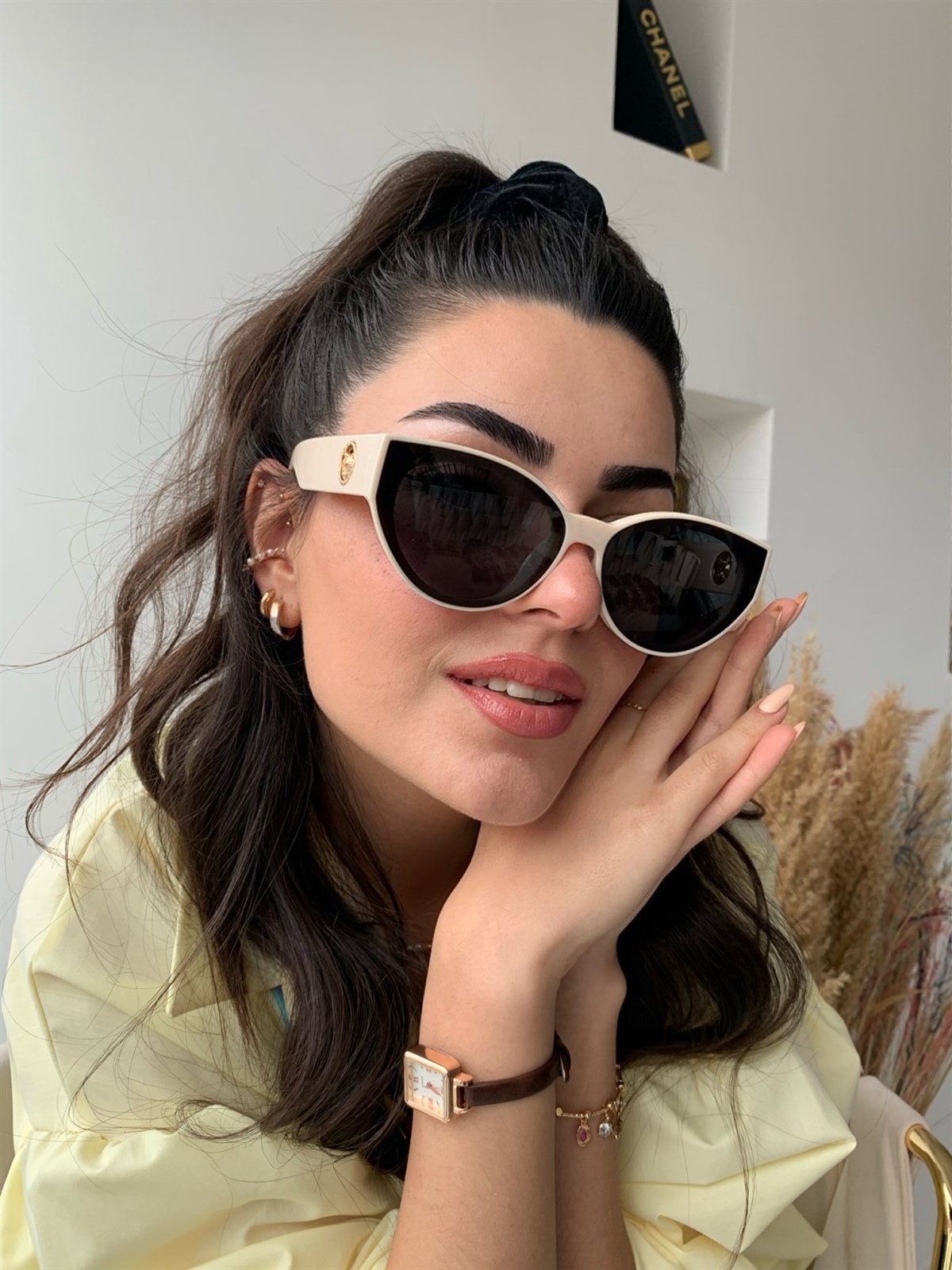 Rahe Güneş Gözlüğü Krem