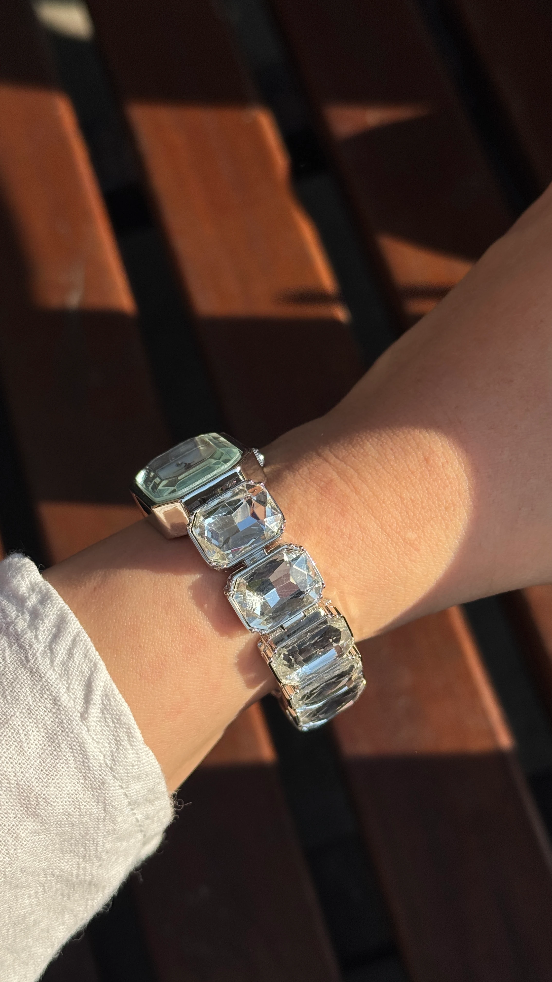 Shine Taşlı Çelik Kordon Saat