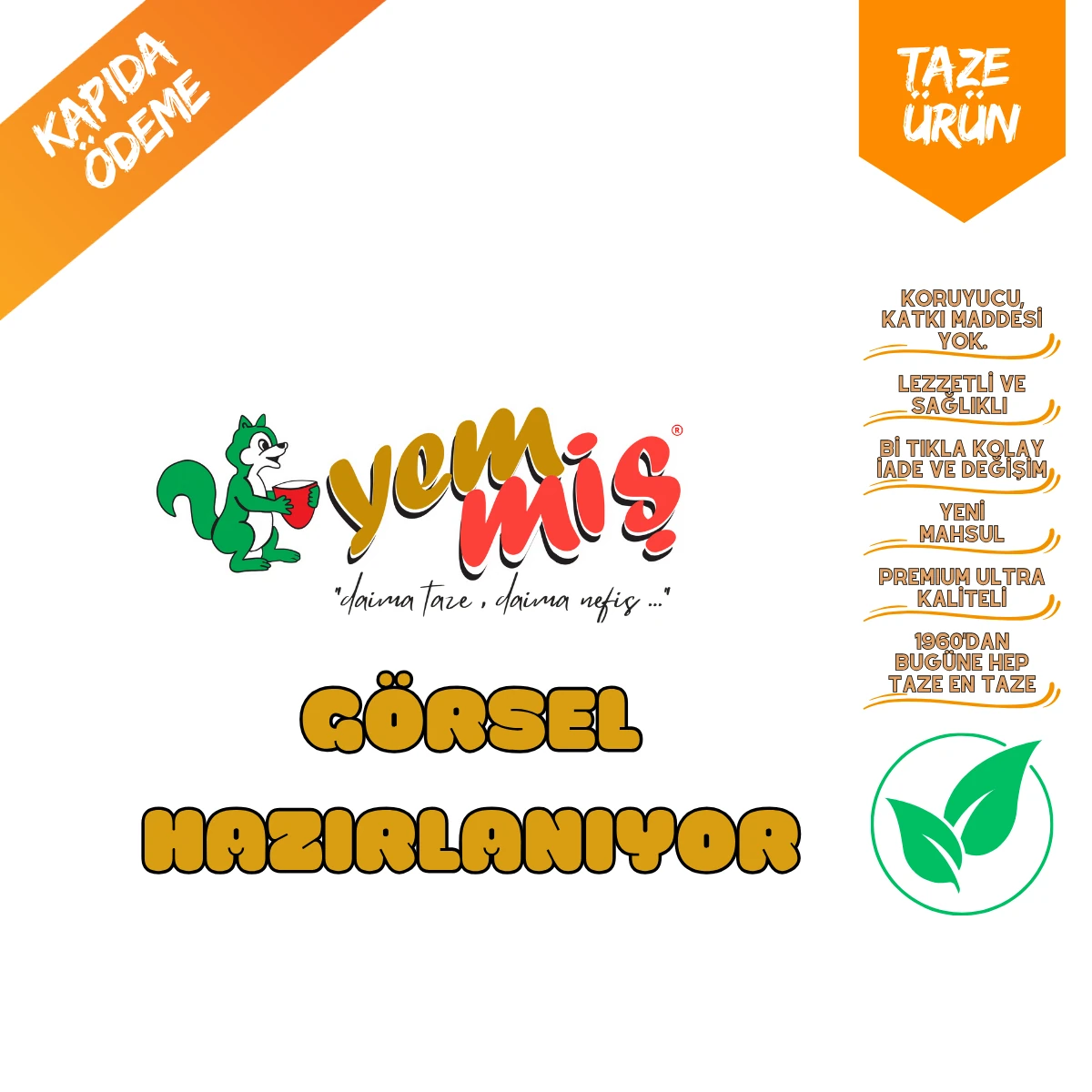 Badem İçi Yerli Çiğ - Yemmiş