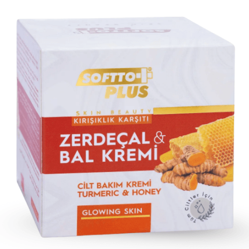 Softto Plus Kırışıklık Karşıtı Zerdeçal & Bal Krem 50 ml