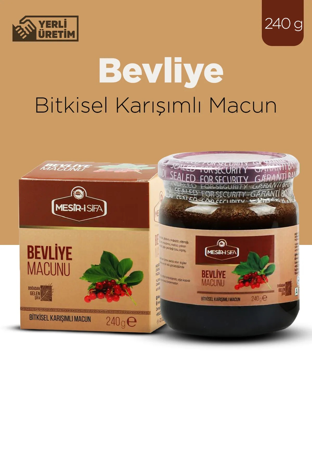 Bevliye Macunu 240g Bitkisel Karışımlı Macun