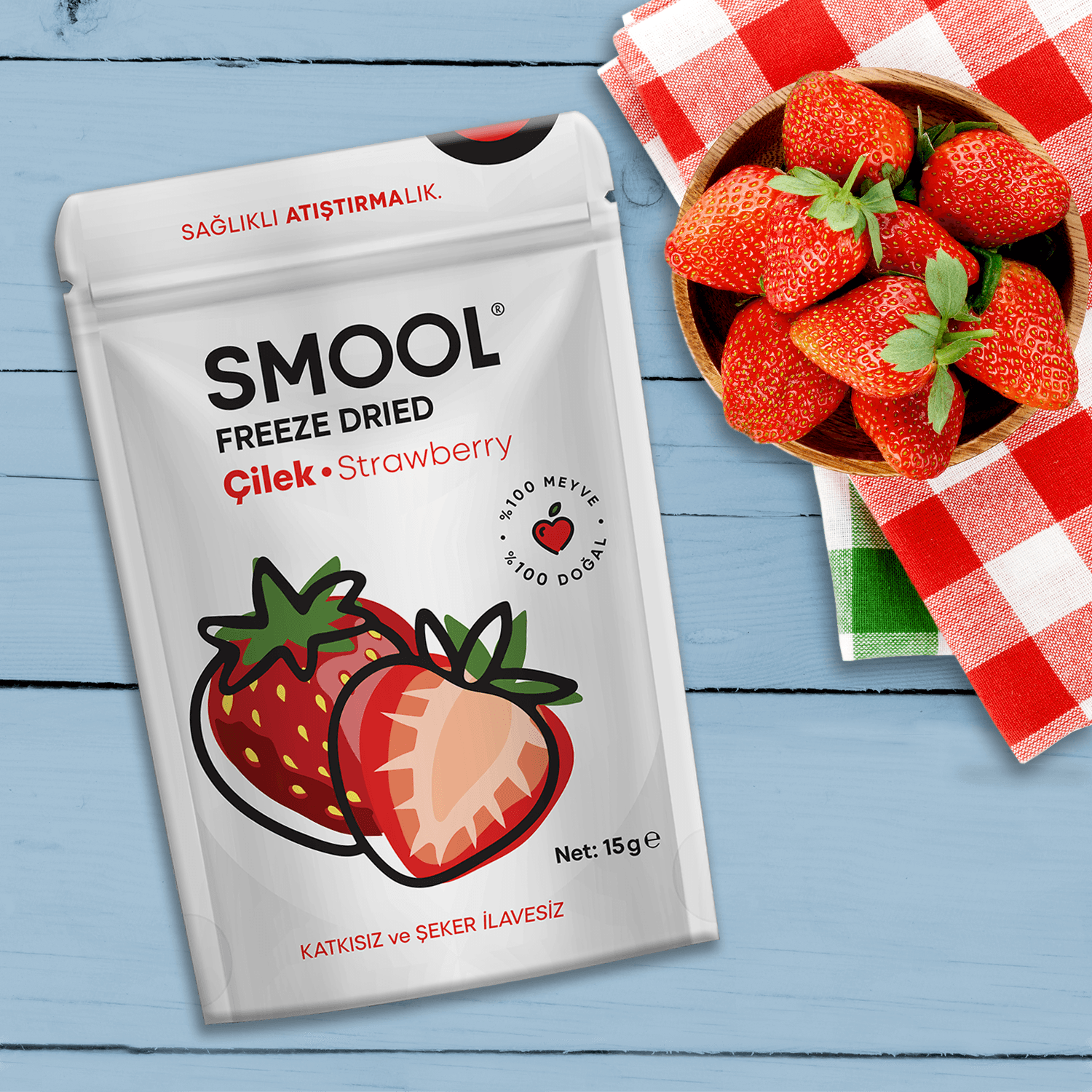 Freeze Dried Strawberry 15gr