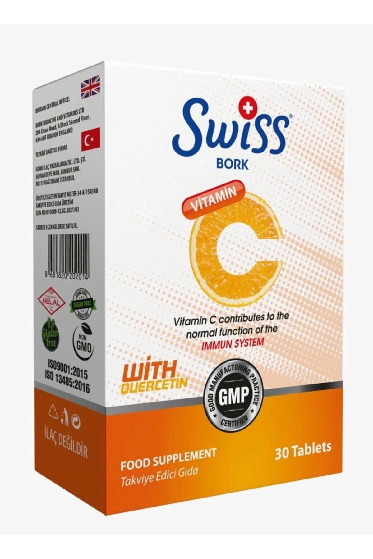 Bork Pureway Vitamin C Quercetin 30 Adet Tablet