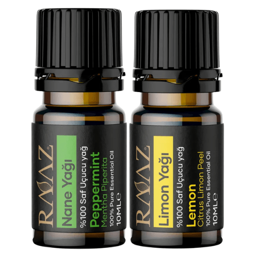 Nane Yağı ve Limon Yağı Aromaterapi Seti