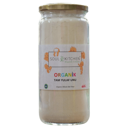 Organik Tam Yulaf Unu cam 250gr