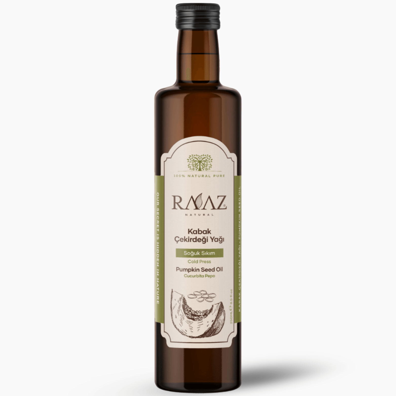 Kabak Çekirdeği Yağı 250 ml - Soğuk Sıkım