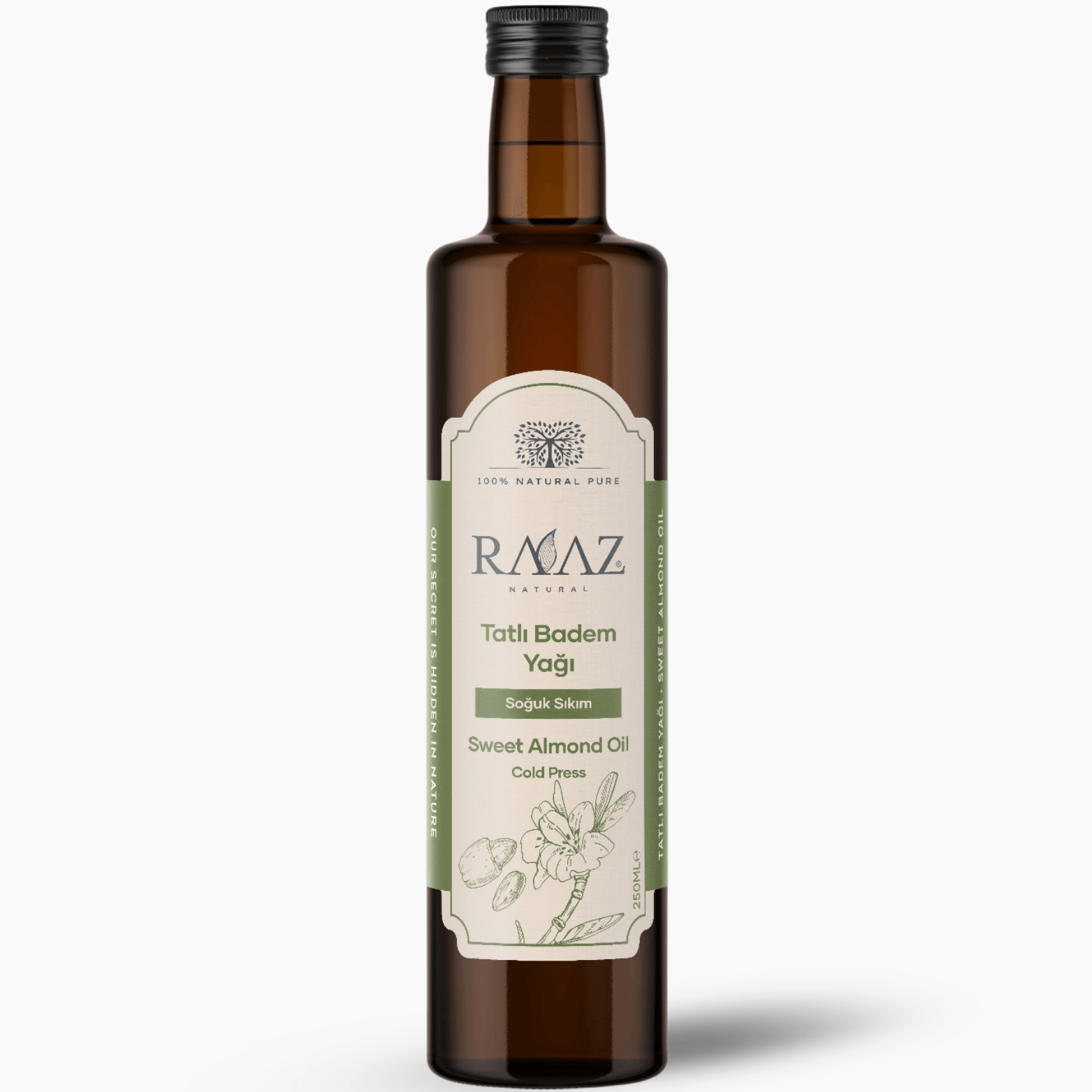 Tatlı Badem Yağı 250 ml - Soğuk Sıkım