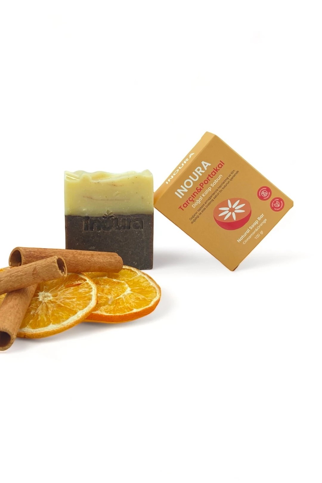 Inoura Natural Cinnamon Orange Soap