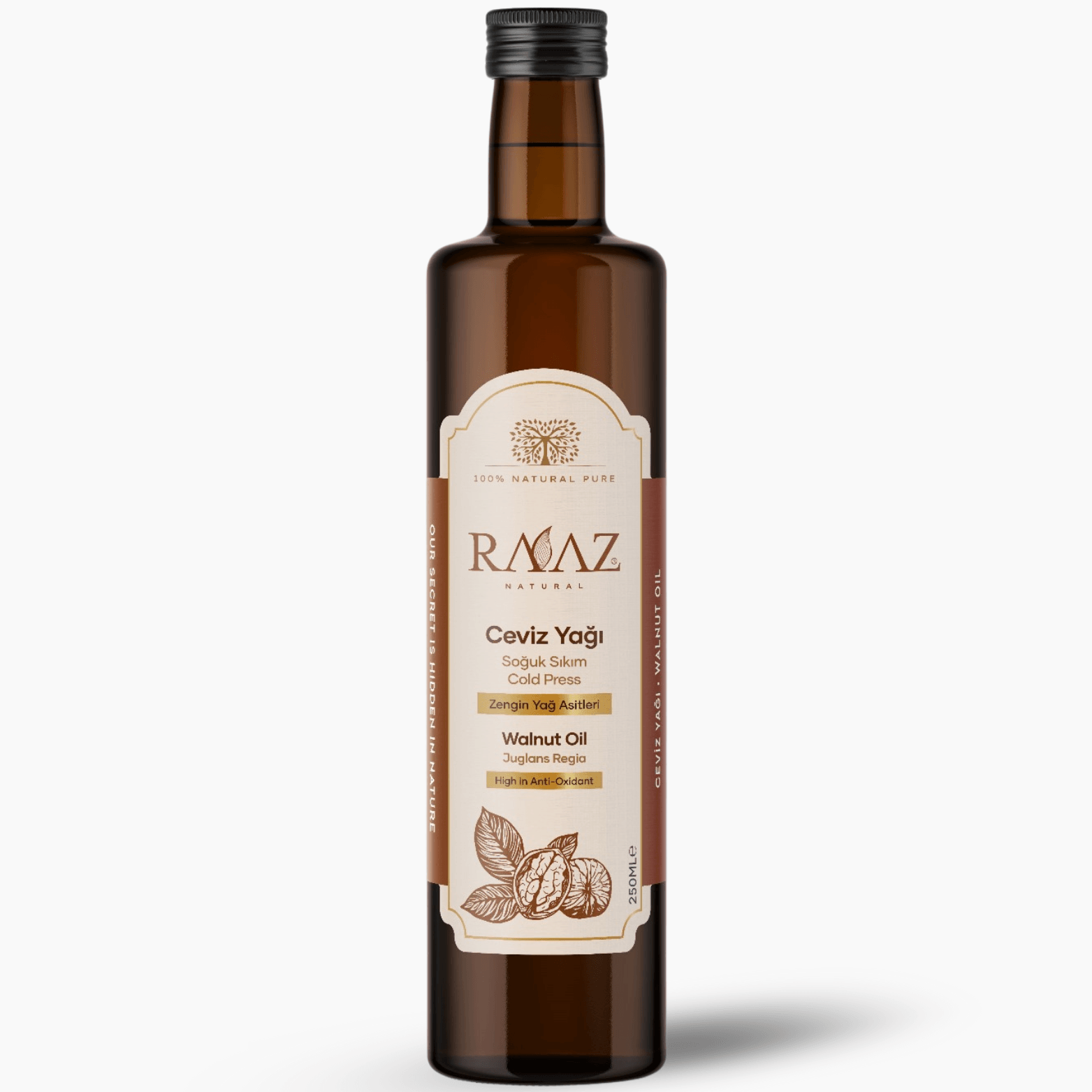 Ceviz Yağı 250 ml - Soğuk Sıkım