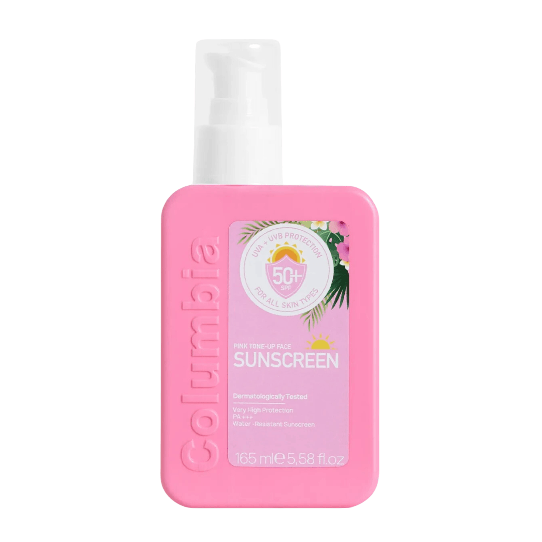 Pink Tone-Up Face SPF+50 Skin Brightening Tone Equalizer Pink Face Sunscreen 165 ml