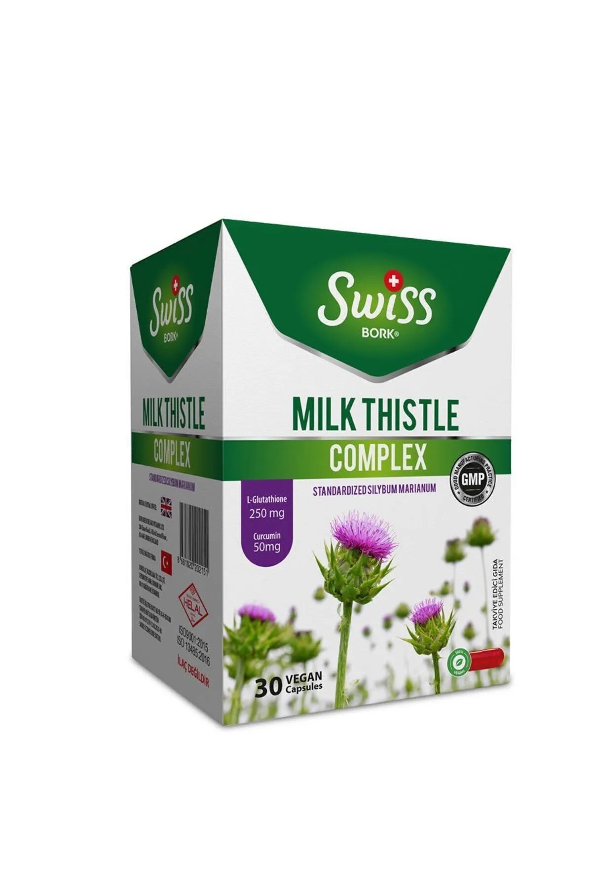 Swiss Bork Milk Thistle Complex 30 Kapsül