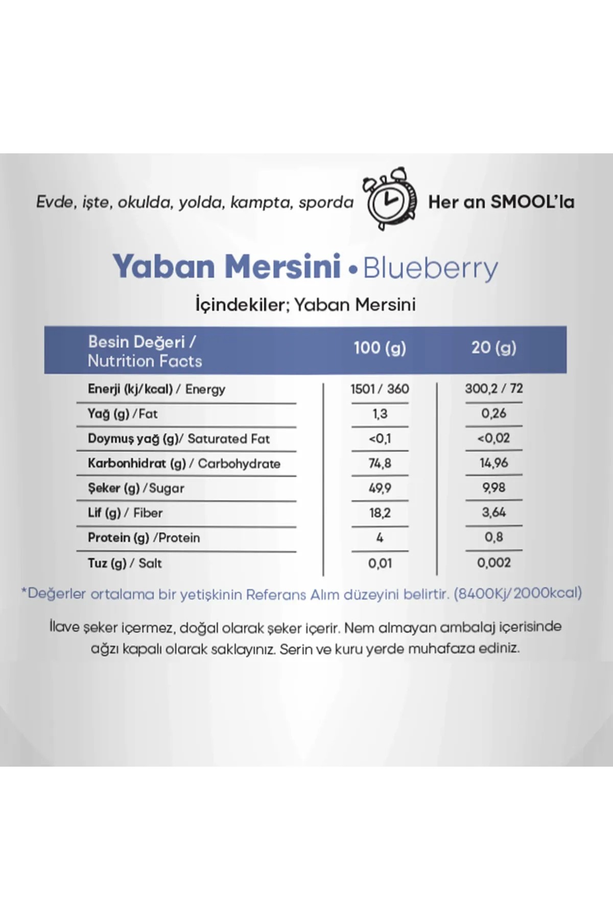 Freeze Dried Yaban Mersini 20gr