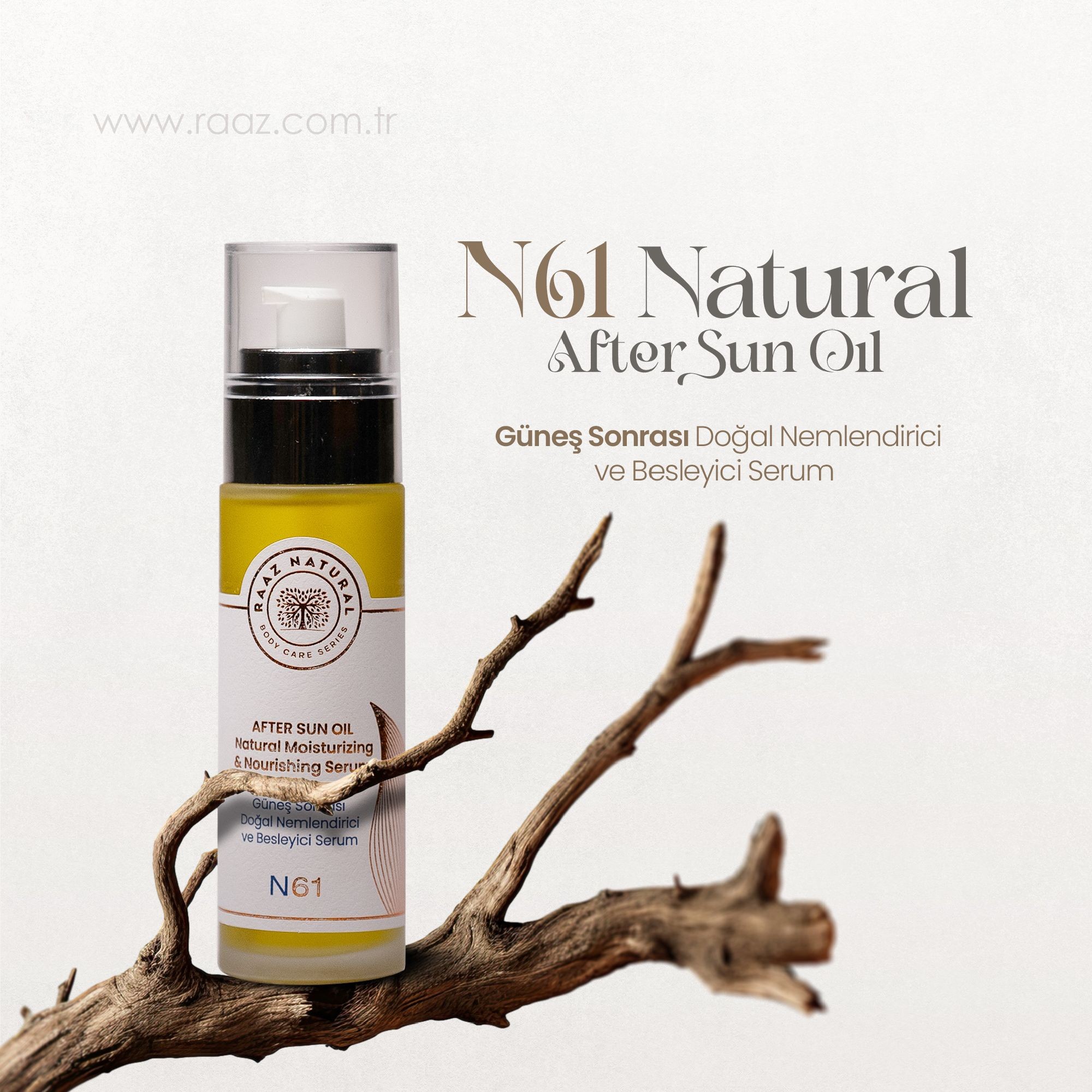 N61 Natural After-Sun Moisturizing and Nourishing Serum