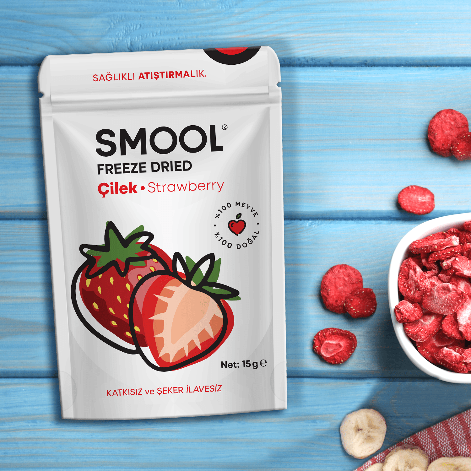 Freeze Dried Strawberry 15gr