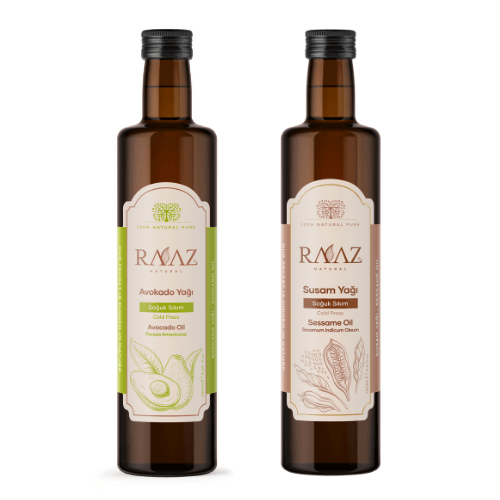 Avokado Yağı 250 ml + Susam Yağı 250 ml