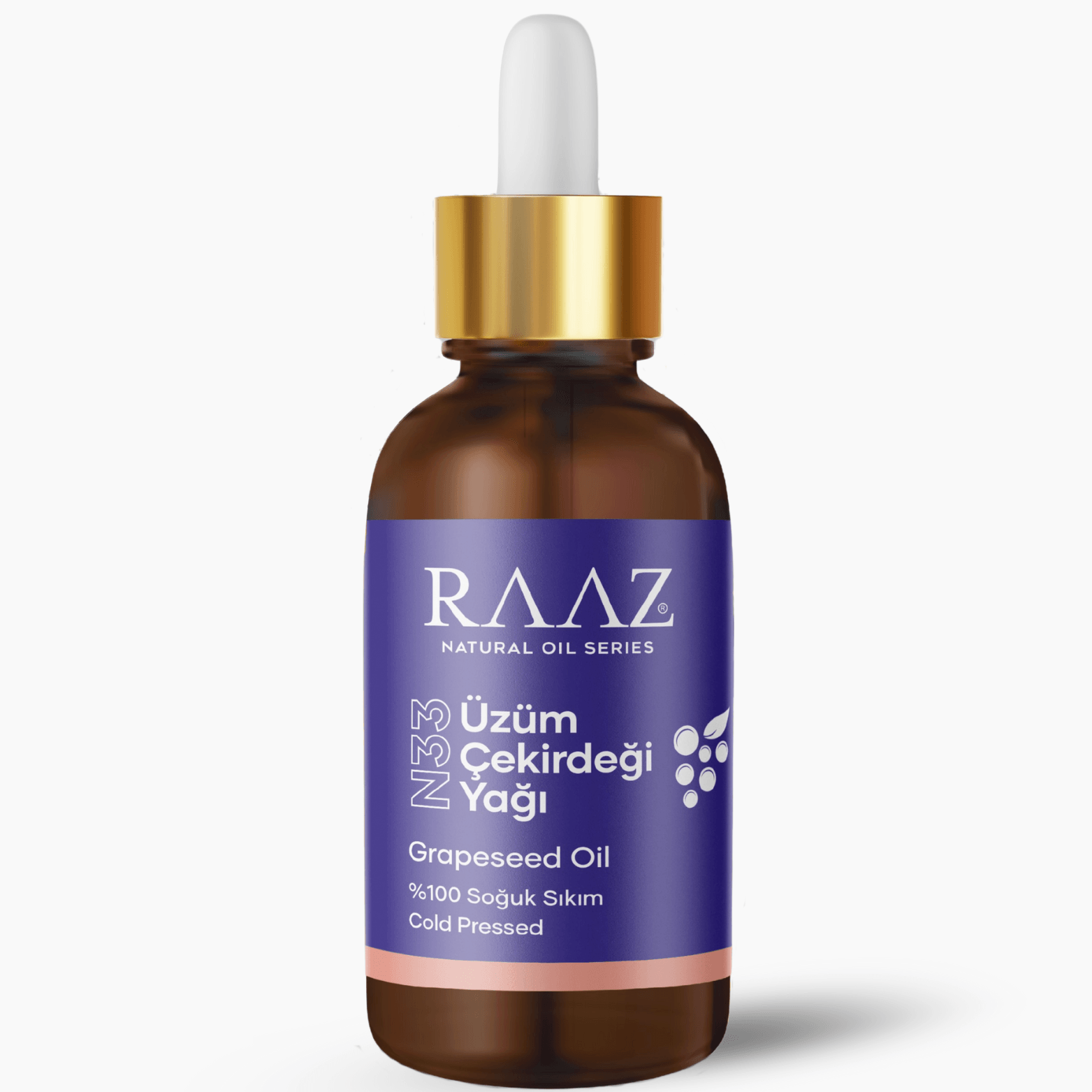 Üzüm Çekirdeği Yağı 50 ml - Soğuk Sıkım