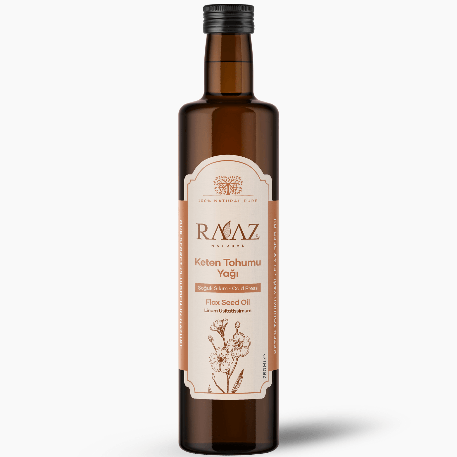 Keten Tohumu Yağı 250 ml - Soğuk Sıkım