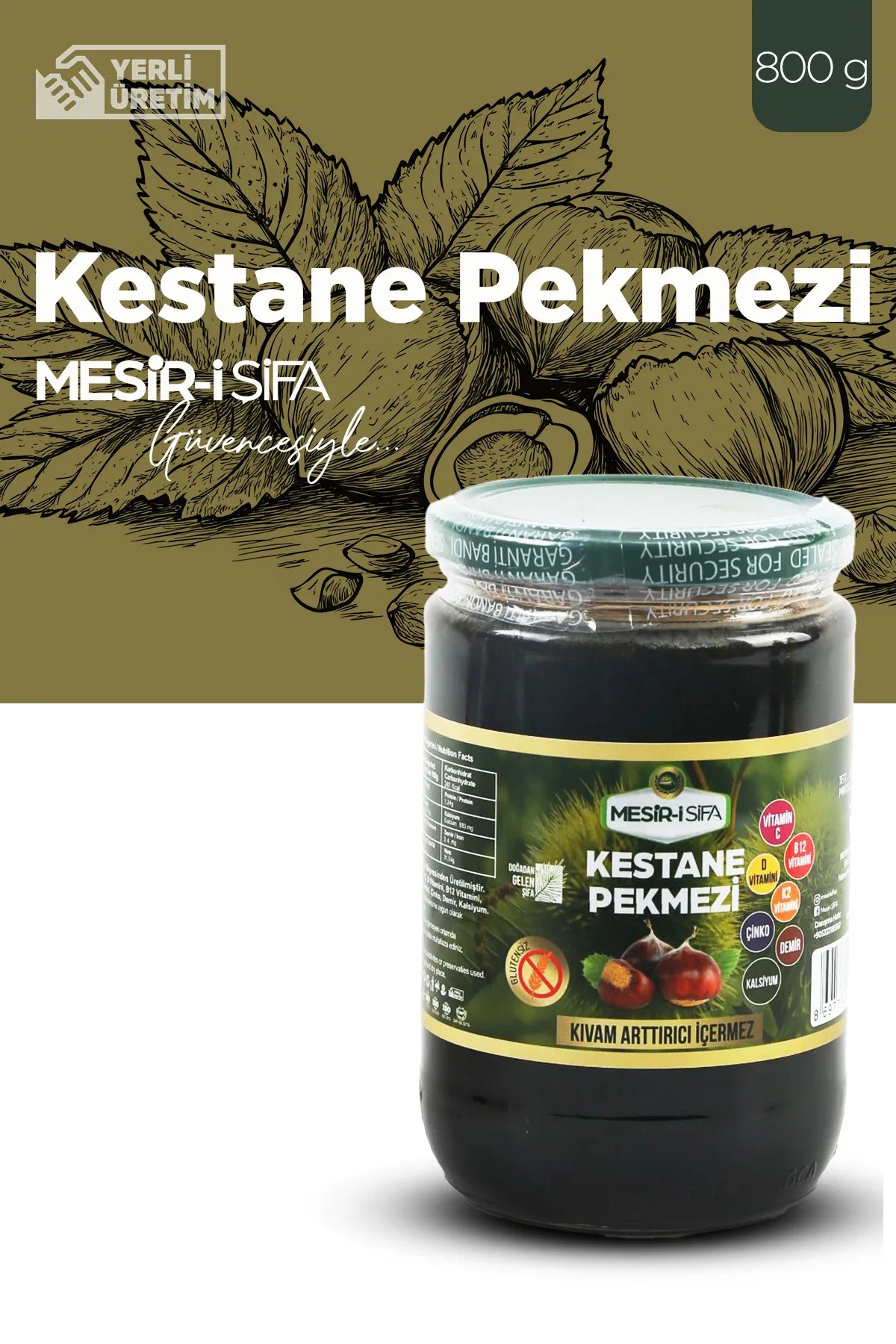 Kestane Pekmezi 800g