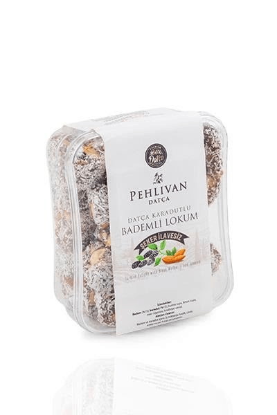 Bademli Karadutlu Lokum Şeker İlavesiz 240 gr