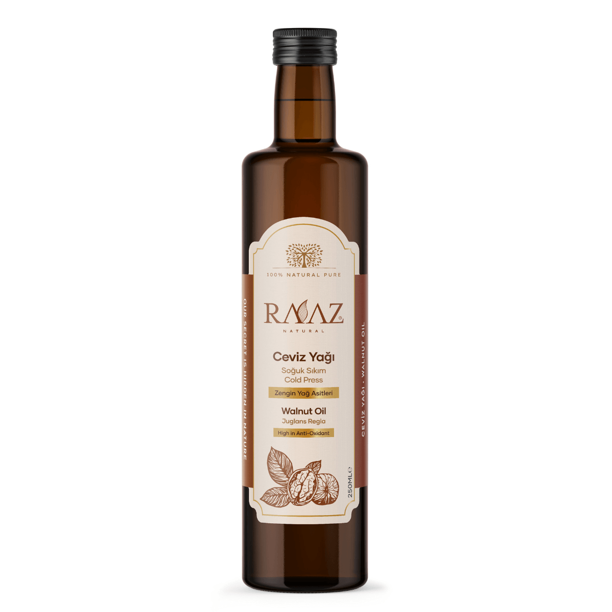 Ceviz Yağı soğuk sıkım 250 ml