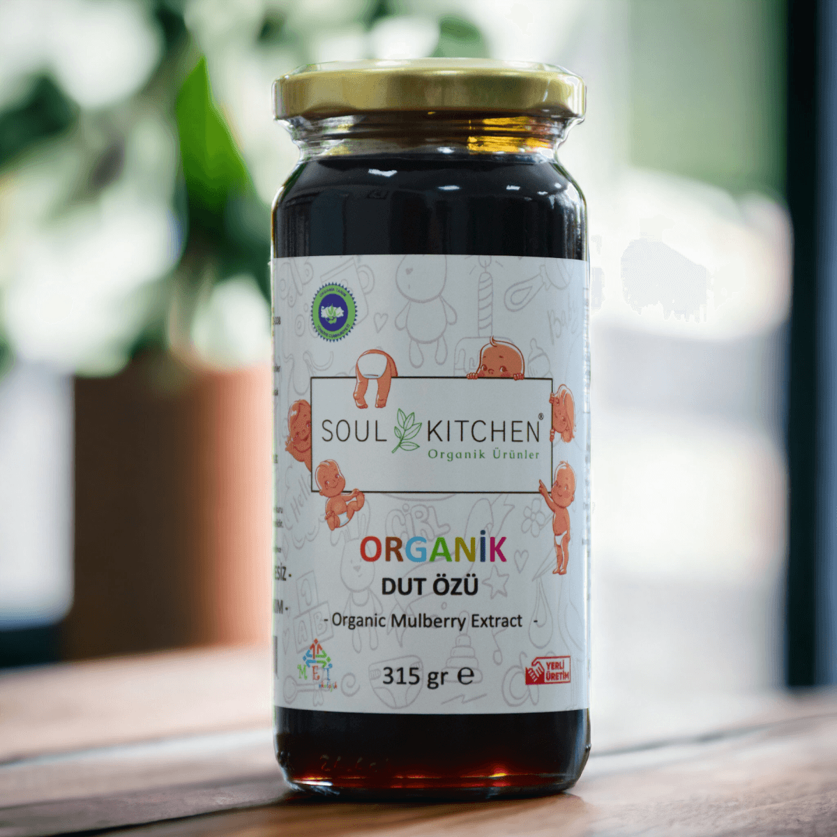 Organik Dut Özü 315gr (Soğuk Sıkım) (Şeker İlavesiz)