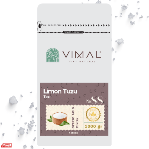 Limon Tuzu 1000 Gr ( Toz , İnce , Sitrik Asit )