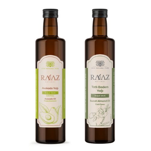 Avokado Yağı 250 ml + Tatlı Badem Yağı 250 ml