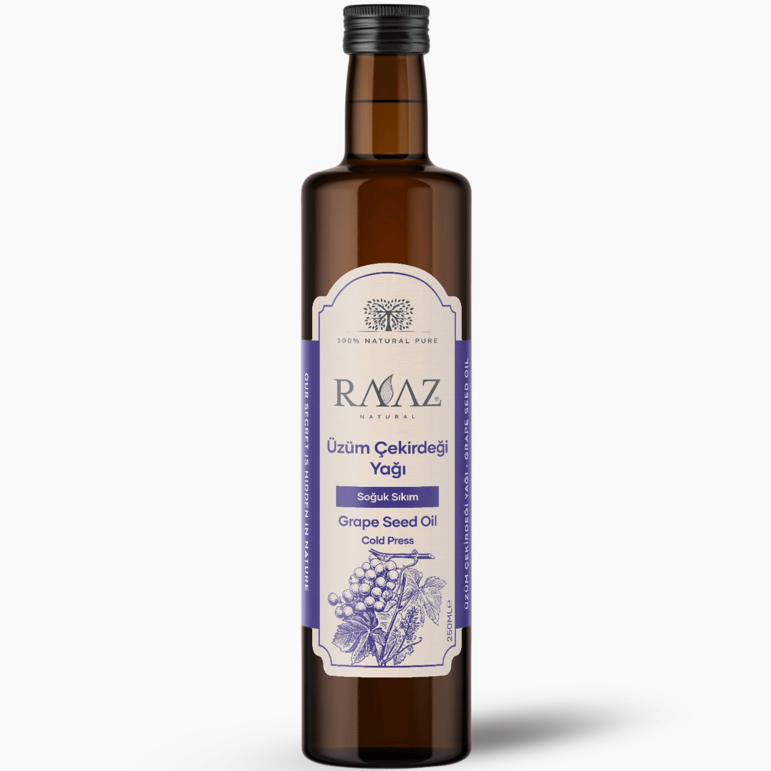 Üzüm Çekirdeği Yağı 250 ml - Soğuk Sıkım