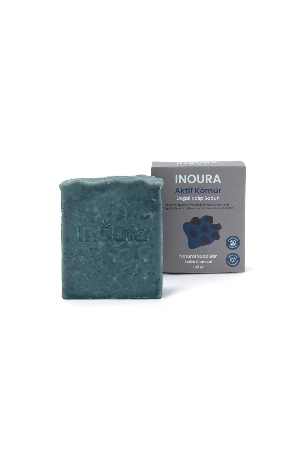 Inoura Natural Activated Charcoal Soap