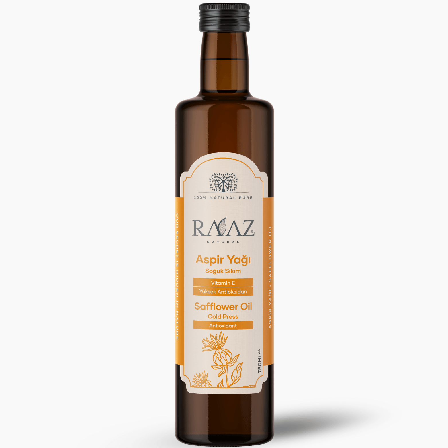 Aspir Tohumu Yağı 250 ml - Soğuk Sıkım