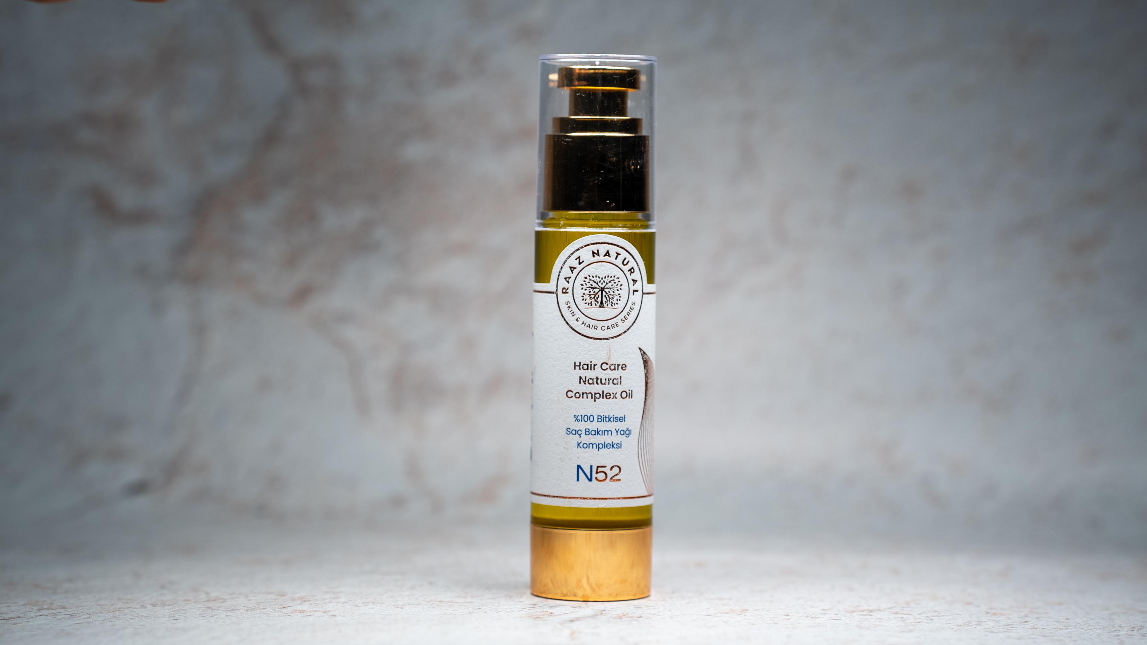 N52 Bitkisel Saç Bakım Yağı Kompleksi Hair Care Natural Complex Oil 50 ml