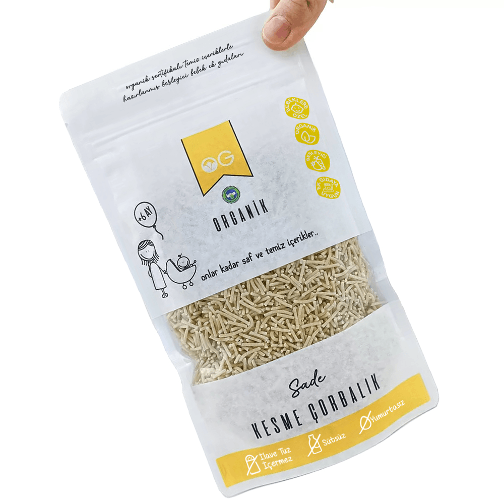 Organik Sade Kesme Çorbalık 200 Gr +6 Ay