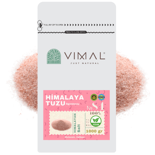 Himalaya Tuzu Öğütülmuş 1000 Gr ( Doğal, Yüksek Mineral )