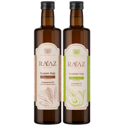 Susam Yağı 250 ml + Avokado Yağı 250 ml – Avantajlı Set