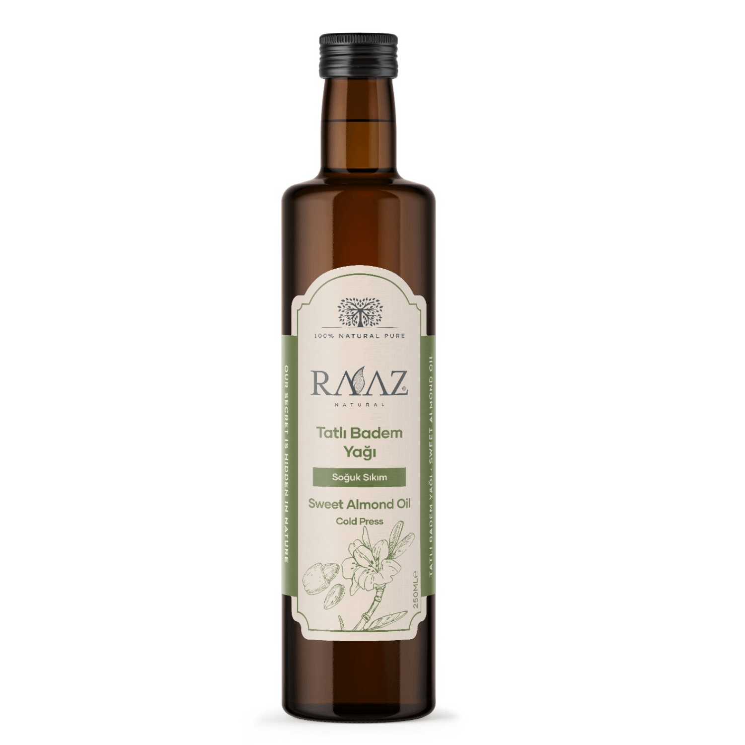 Sweet Almond Oil Cold-Pressed 250 ml